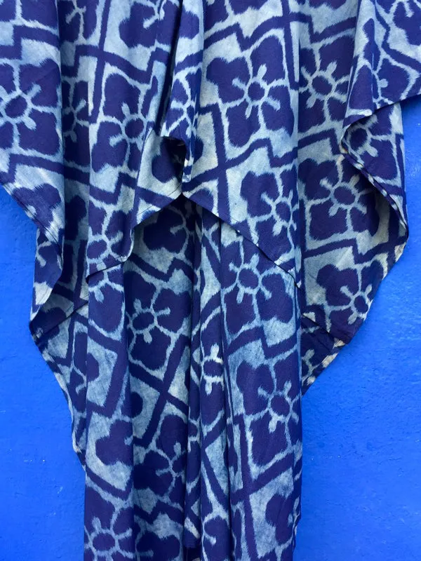Indigo Kaftan Dress