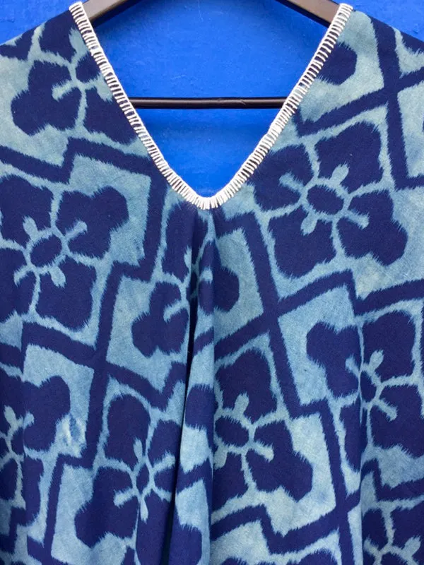 Indigo Kaftan Dress