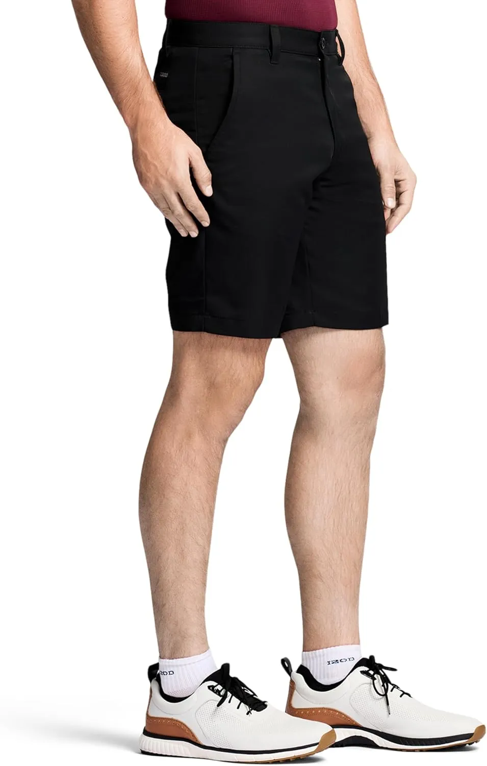 IZOD Mens 9.5"Micro Poly Classic Fit Golf Short