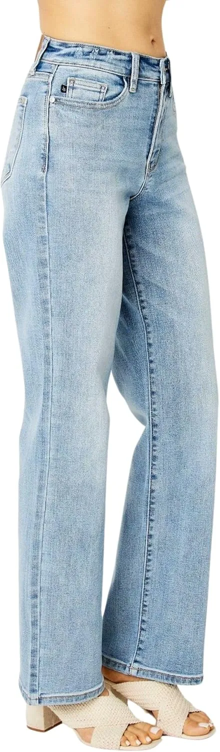 Judy Blue Women's High Waisted Straight Leg Jeans