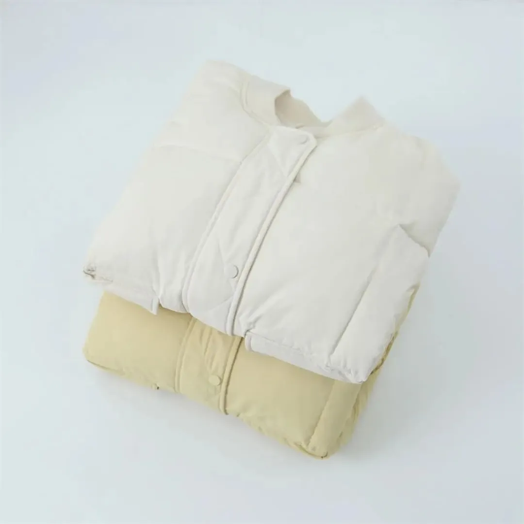 Korean Style Loose Thickened Cotton-Padded Coat Women Winter Warm Zipper Parka