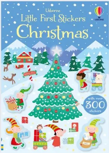 Little First Stickers Christmas Book