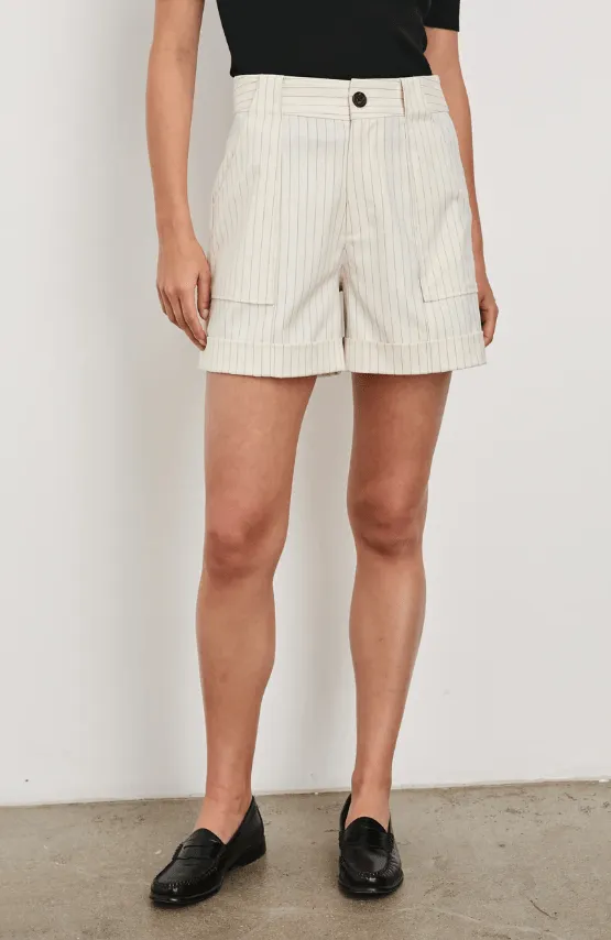 Maryam Pinstripe Short