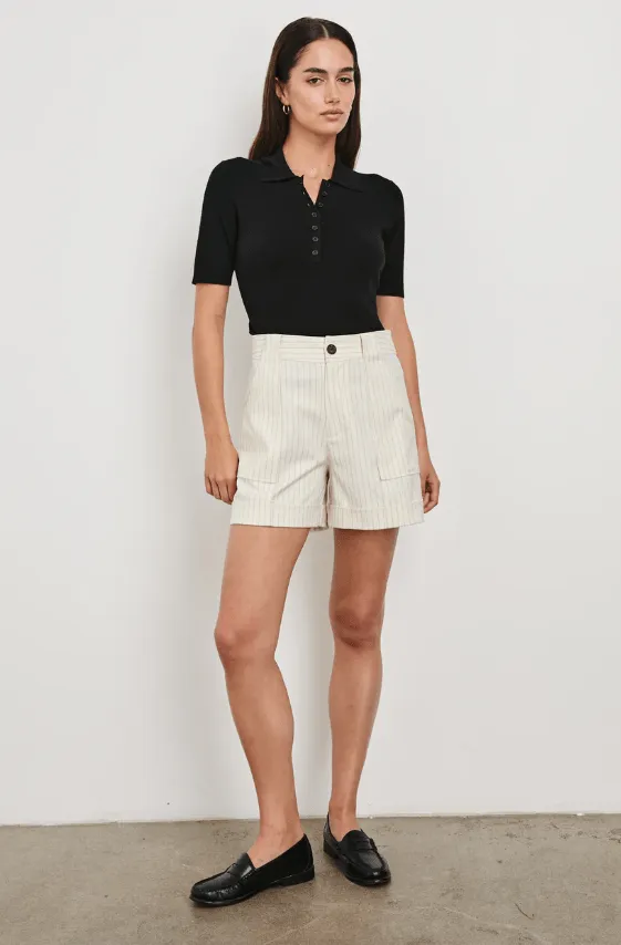 Maryam Pinstripe Short