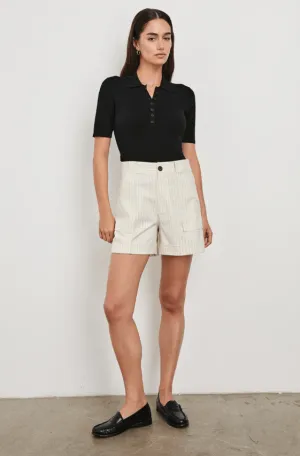 Maryam Pinstripe Short