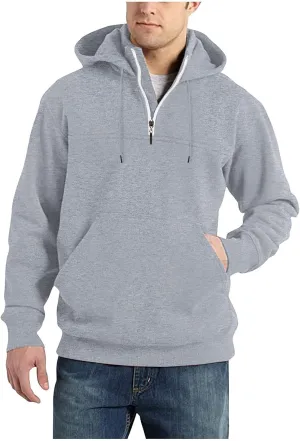 Mens Hoodies Pullover Vintage Fashion Work Long Sleeve Coat Soft Pullover Sweater Men's Winter Shirts with Pockets