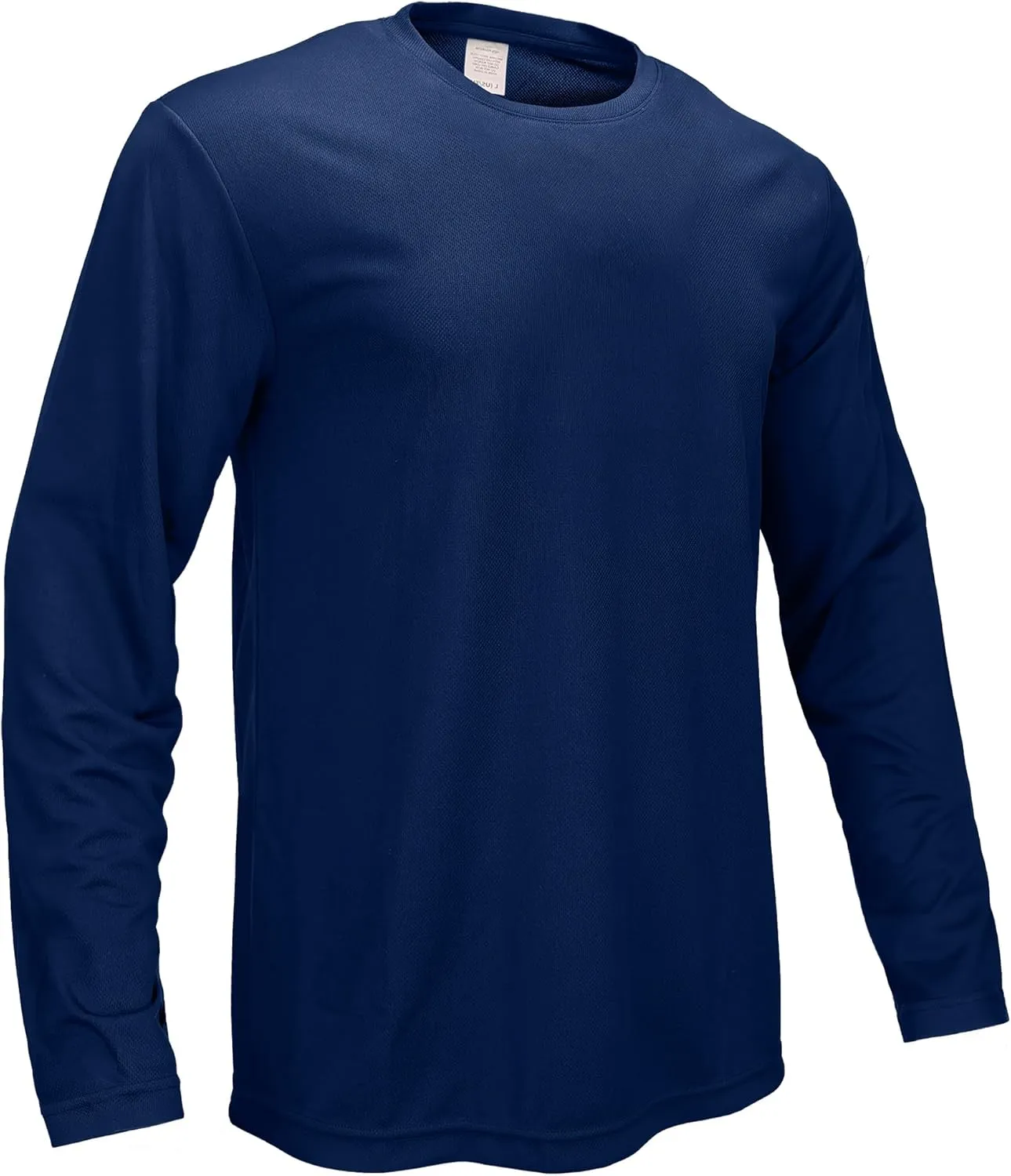 Mens Long Sleeve Quick Dry Workout Athletic T Shirt Running Moisture Wicking Classic Tee Shirts