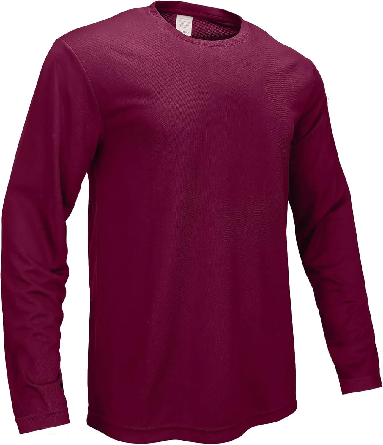 Mens Long Sleeve Quick Dry Workout Athletic T Shirt Running Moisture Wicking Classic Tee Shirts