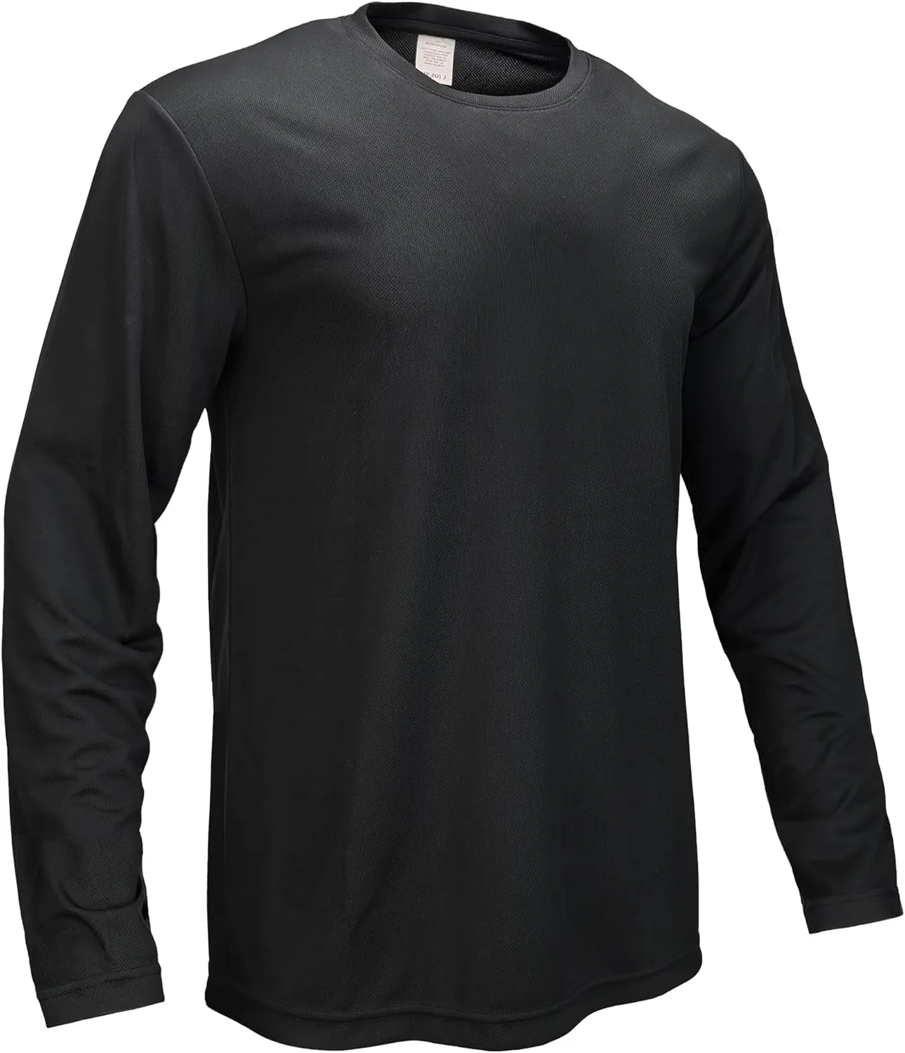 Mens Long Sleeve Quick Dry Workout Athletic T Shirt Running Moisture Wicking Classic Tee Shirts