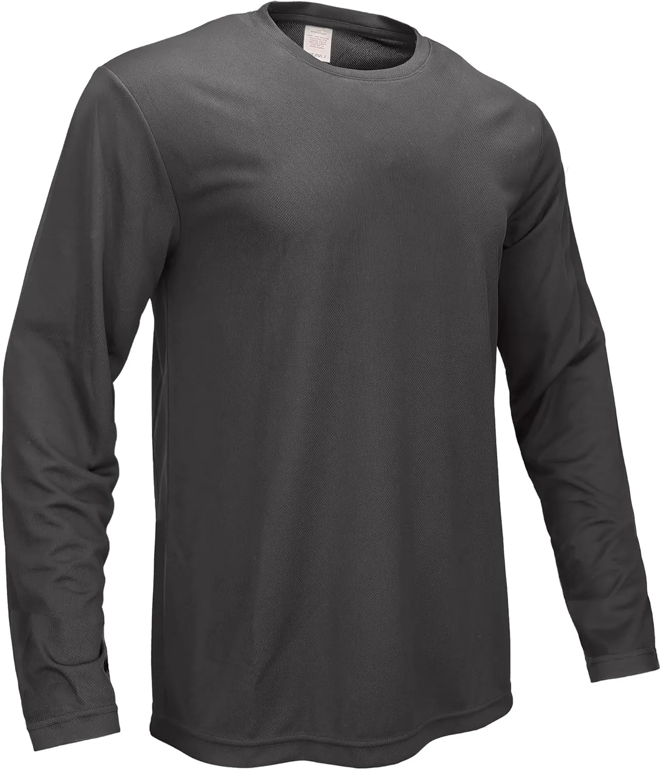 Mens Long Sleeve Quick Dry Workout Athletic T Shirt Running Moisture Wicking Classic Tee Shirts