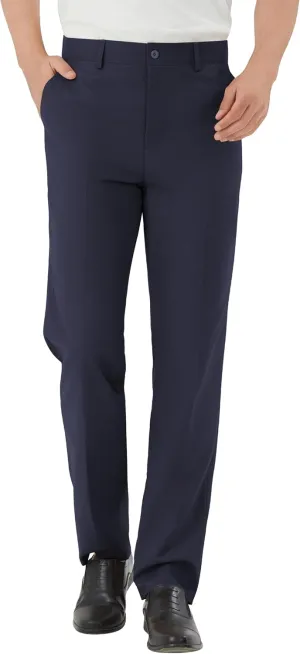 Men's Tall Classic Fit Flex Expandable Waist Flat Front Dress Pants