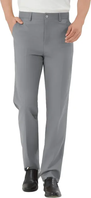 Men's Tall Classic Fit Flex Expandable Waist Flat Front Dress Pants