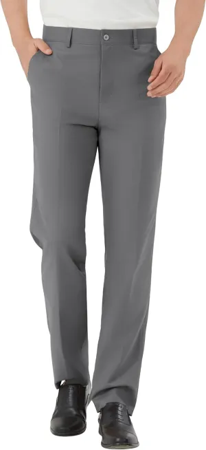 Men's Tall Classic Fit Flex Expandable Waist Flat Front Dress Pants