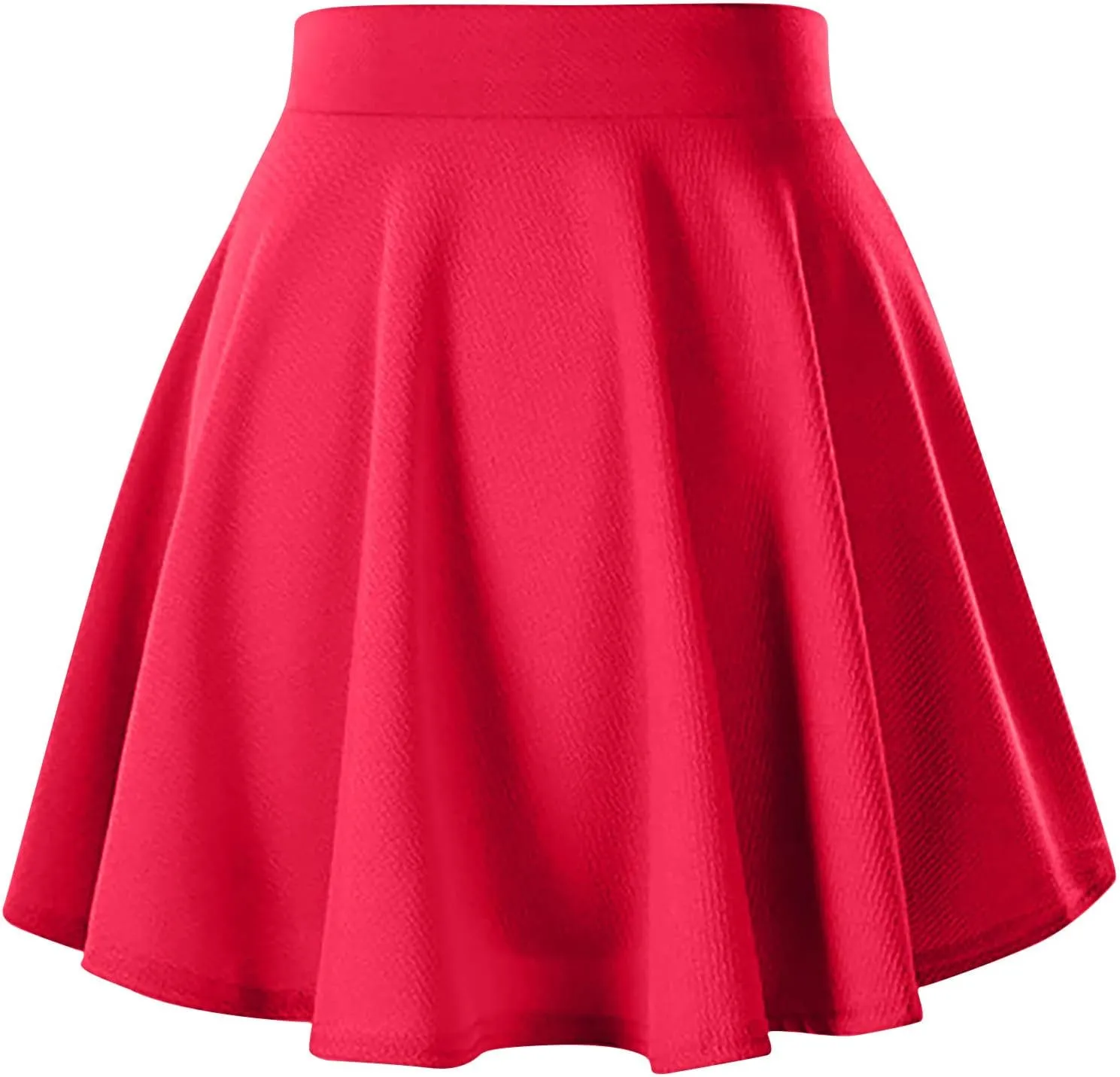 Mini Skirt for Women High Waisted Tennis Skirt Stretchy Flared Casual Skater Skirt School Teen Girls Pleated Skirts