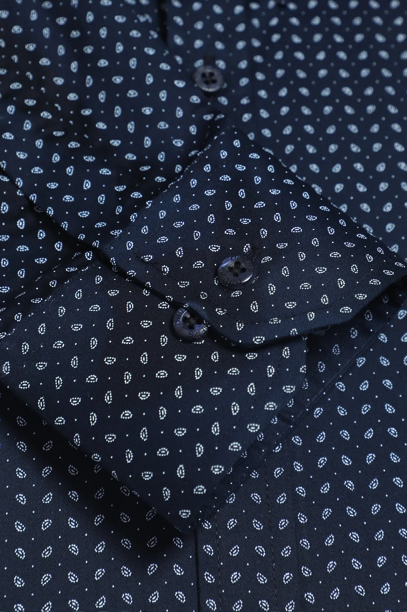 Navy Blue Texture Casual Milano Shirt