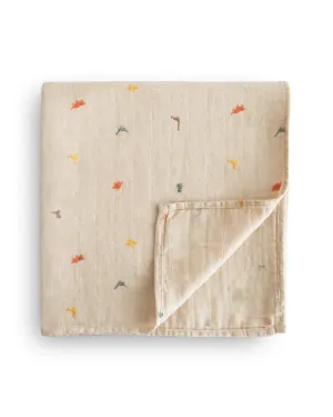 Organic Cotton Swaddle - Dinosaurs