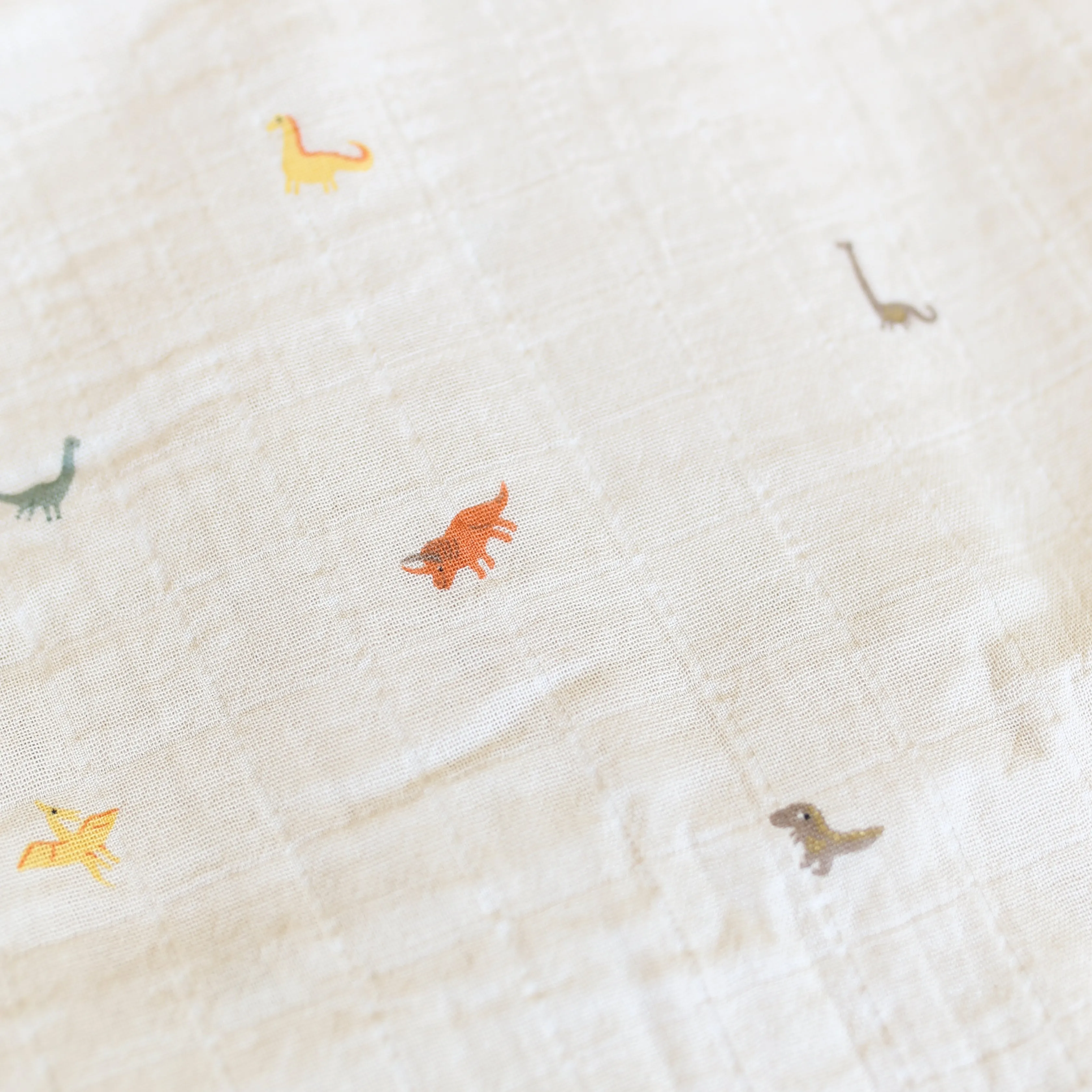 Organic Cotton Swaddle - Dinosaurs