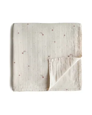 Organic Cotton Swaddle - Falling Stars