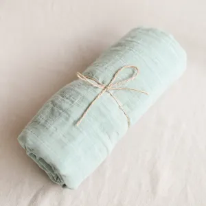 Organic Cotton Swaddle - Roman Green