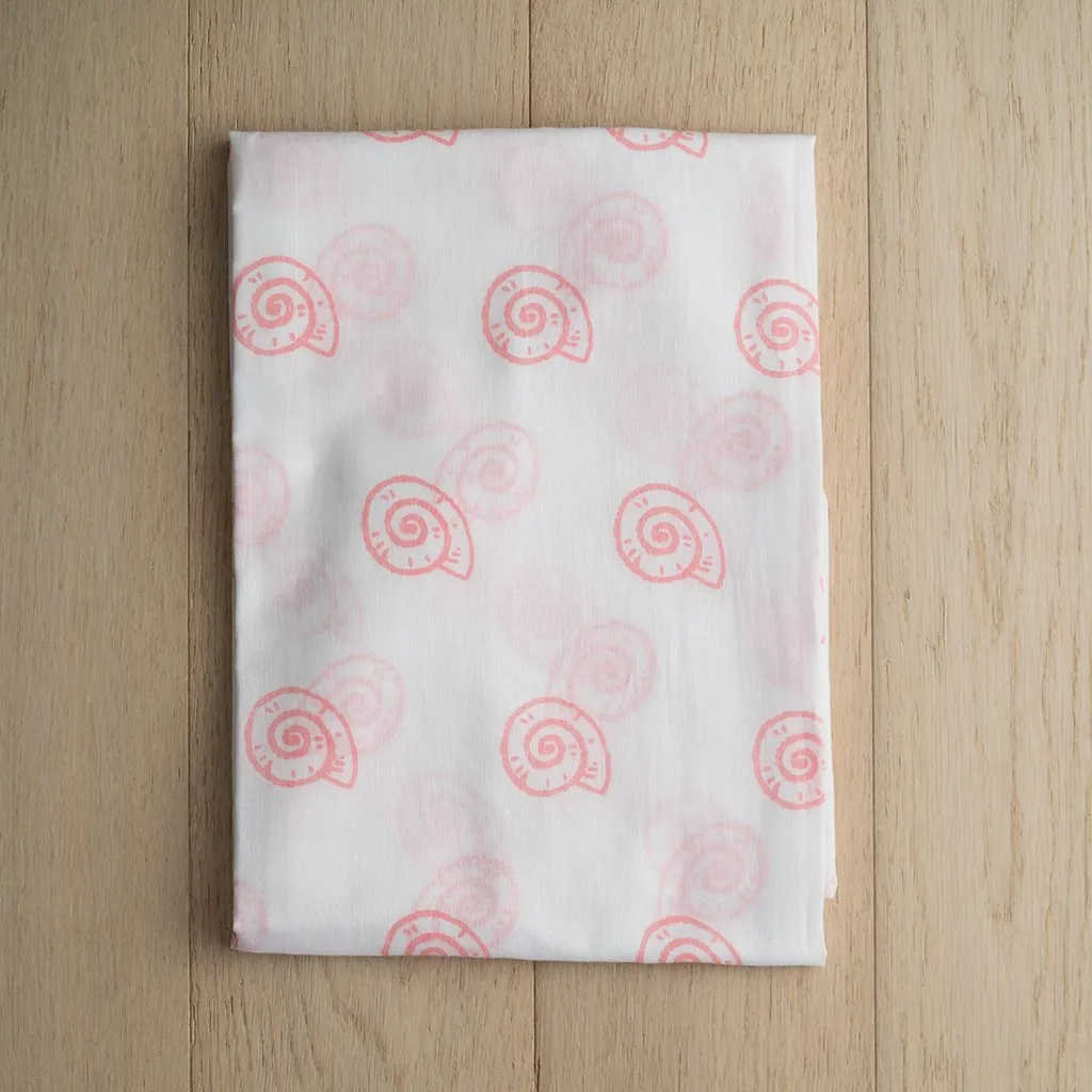 Organic Single Swaddle - Pearly Shell