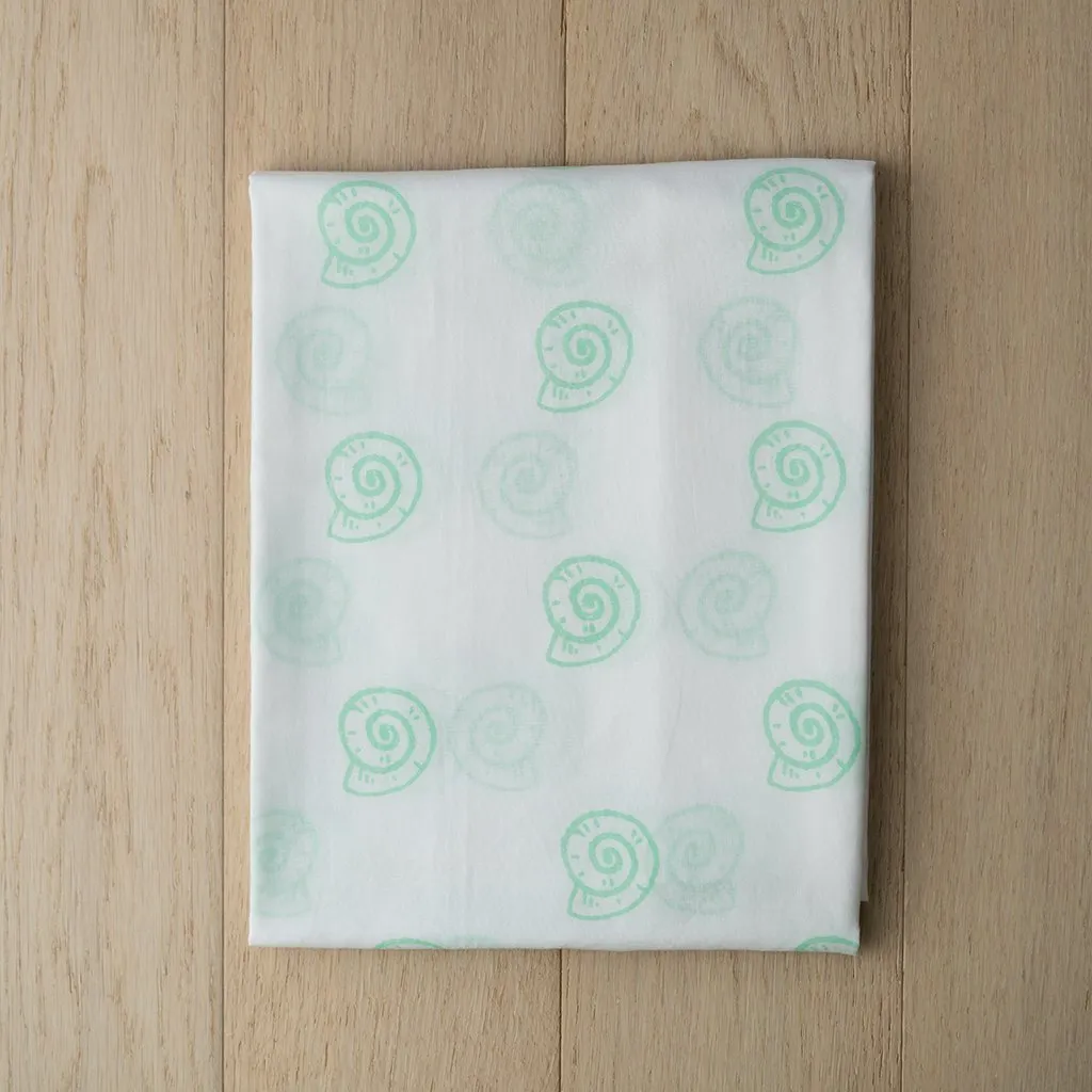 Organic Single Swaddle - Pearly Shell