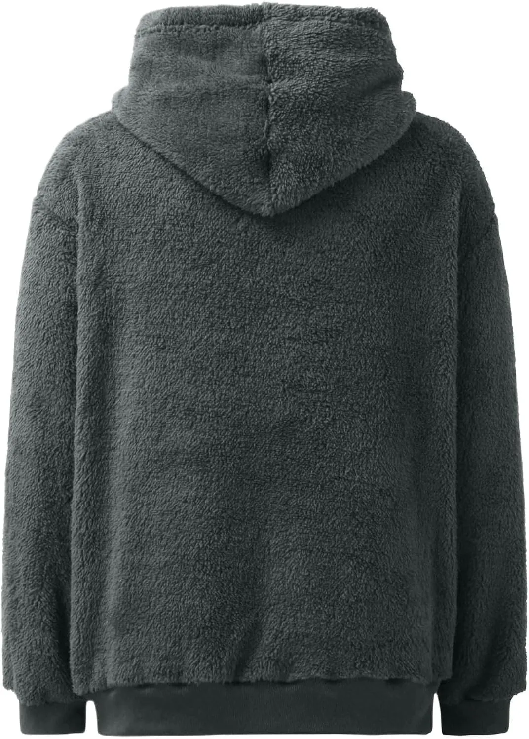 Oversized Sweatshirt for Teen Girls Sherpa Fuzzy Fleece Hooded Sweatshirts Soft Long Sleeve Pullover Fall Sweaters