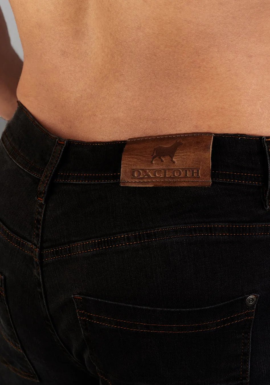 PANTHER ATHLETIC FIT STRETCH JEANS