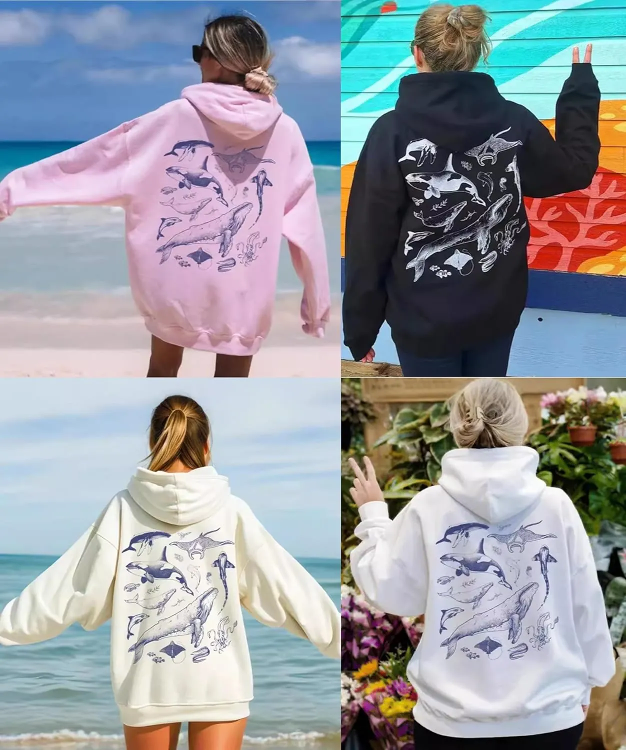Preppy Embroidery Butterfly Letter Hoodies for Teen Girls Cute Y2k Oversized Graphic Pullover Sweatshirt Top
