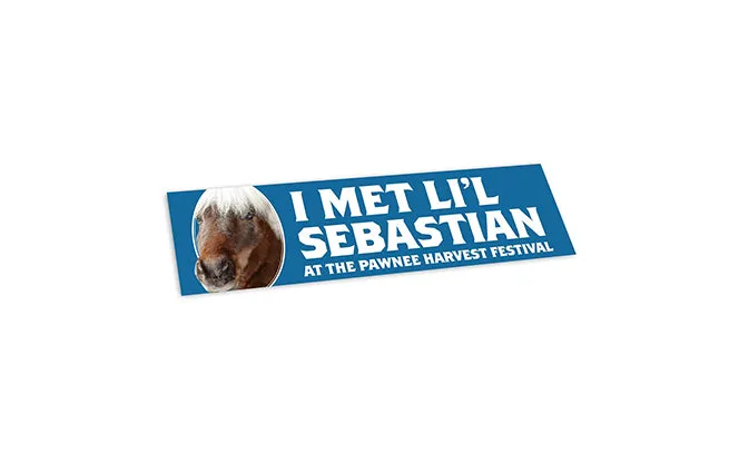 "I MET LI'L SEBASTIAN" - BUMPER STICKER