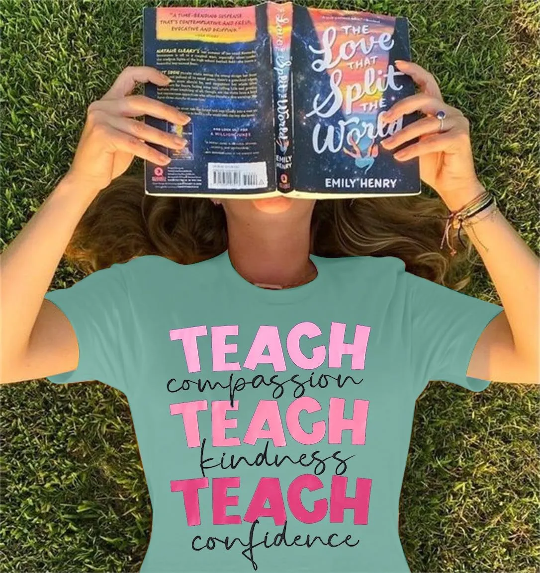 SFHFY Teacher Shirt Women: Teach Tshirt Cute Teacher Life T-Shirt Last Day of School Tee Kindness Vacation Tops