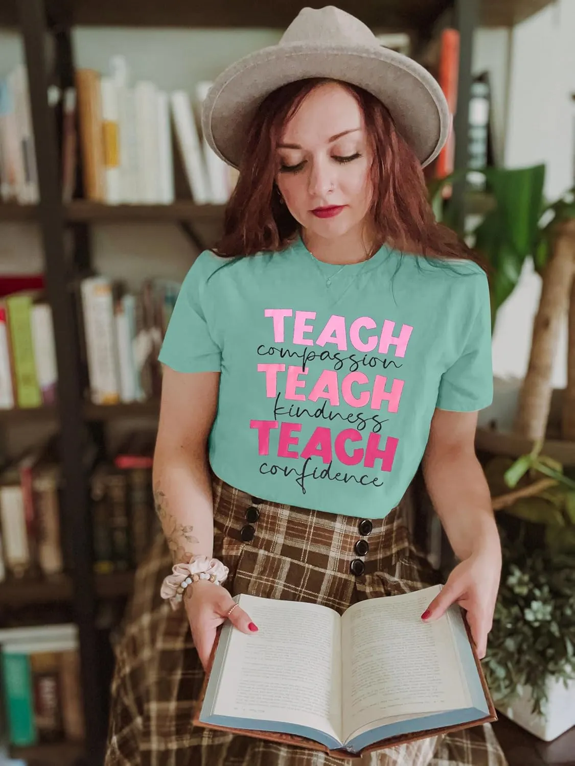 SFHFY Teacher Shirt Women: Teach Tshirt Cute Teacher Life T-Shirt Last Day of School Tee Kindness Vacation Tops