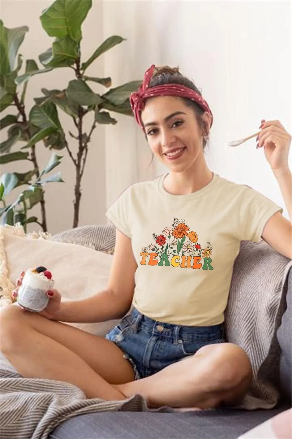 SFHFY Teacher Shirt Women: Teach Tshirt Cute Teacher Life T-Shirt Last Day of School Tee Kindness Vacation Tops