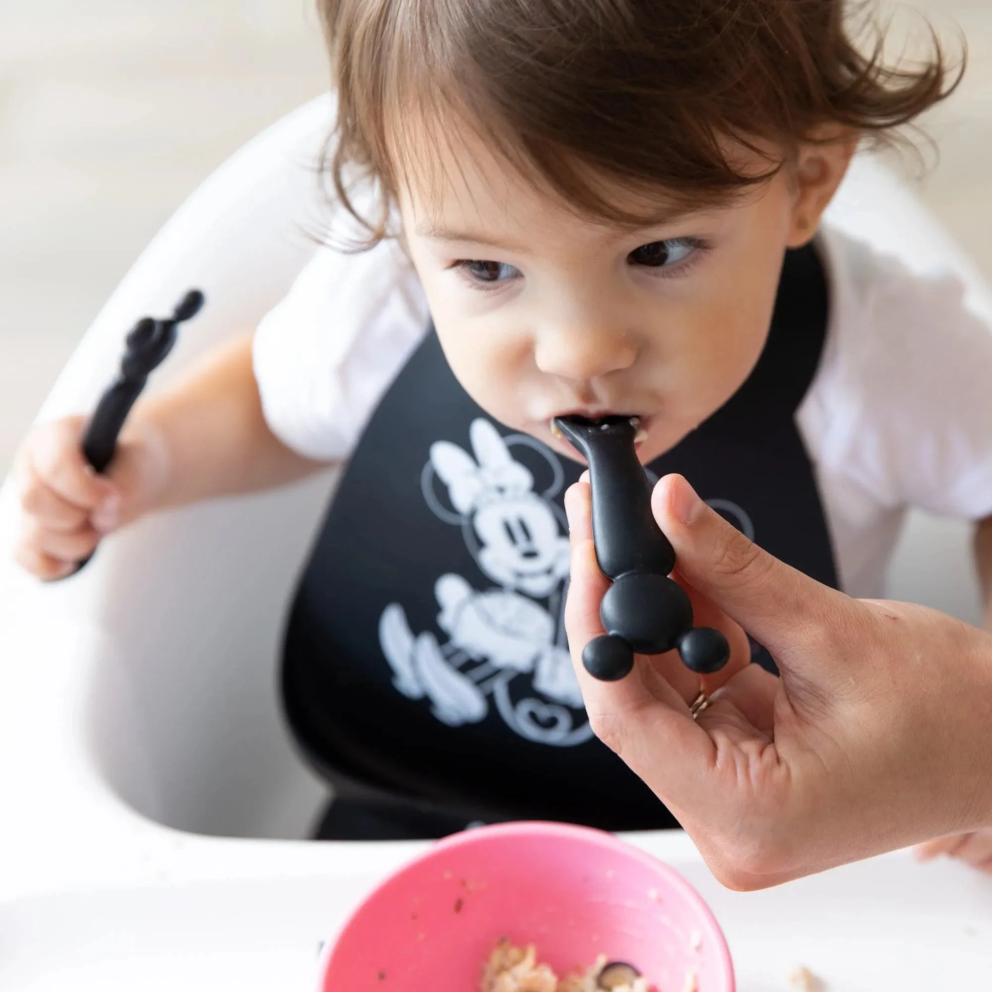 Silicone Dipping Spoons: Mickey Mouse (Classic Black)