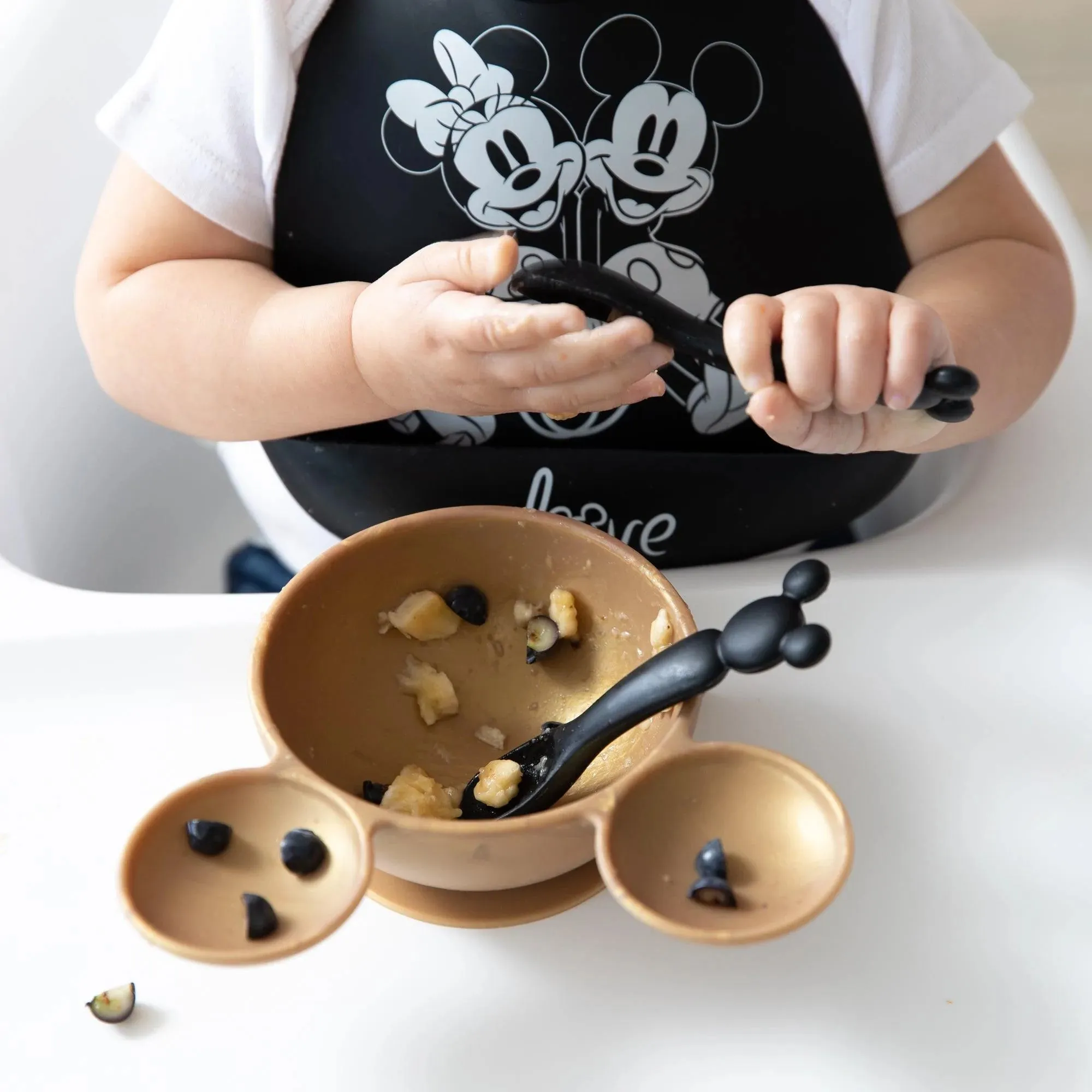 Silicone Dipping Spoons: Mickey Mouse (Classic Black)