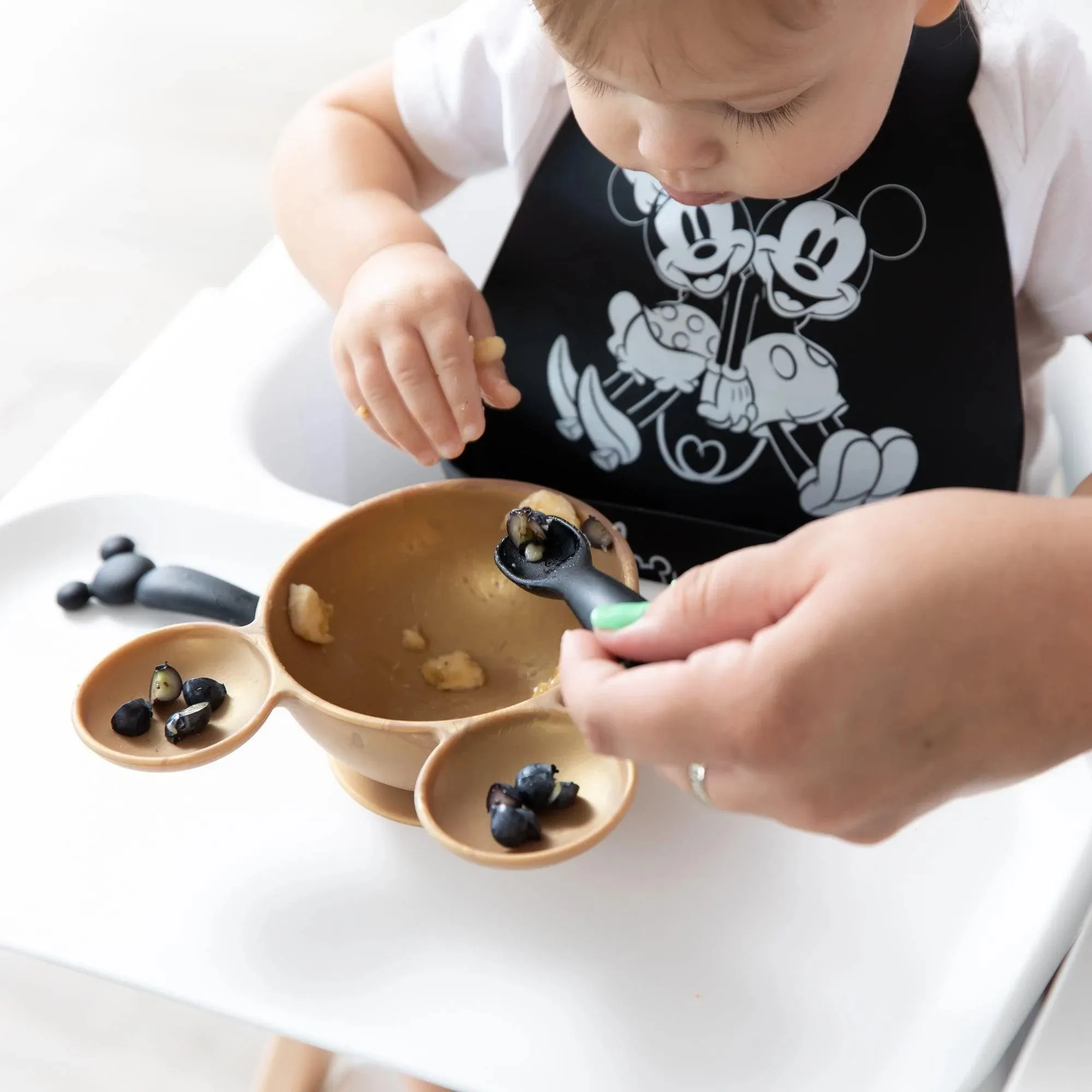 Silicone Dipping Spoons: Mickey Mouse (Classic Black)