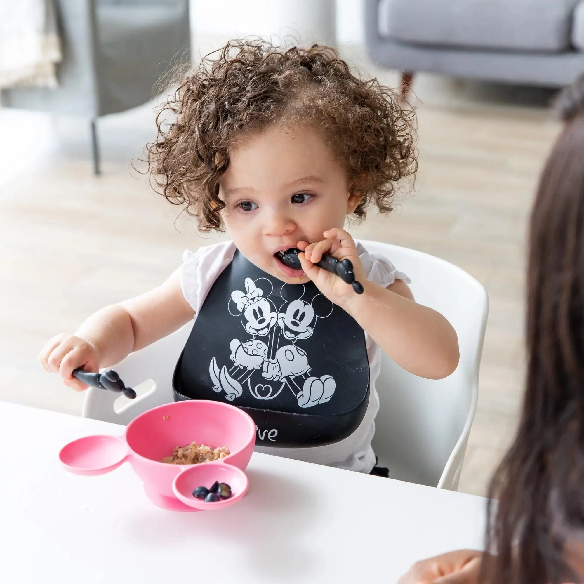 Silicone Dipping Spoons: Mickey Mouse (Classic Black)