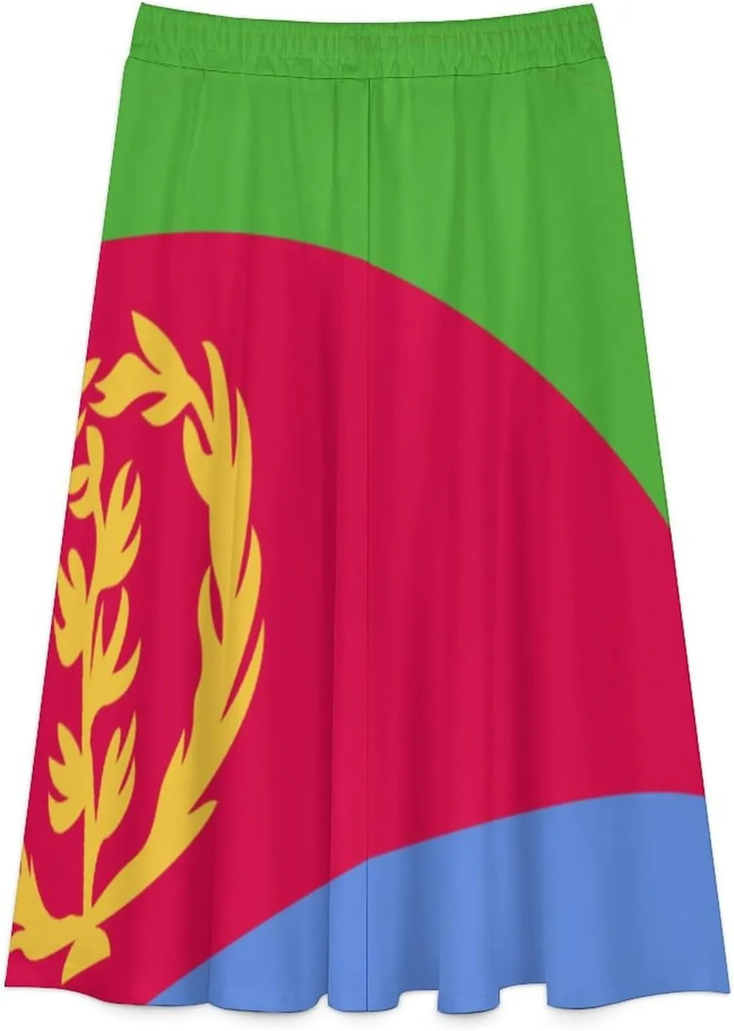 Skirts for Womens France National Flag Summer Comfy Dress Casual High Waist Holiday Long Skirts