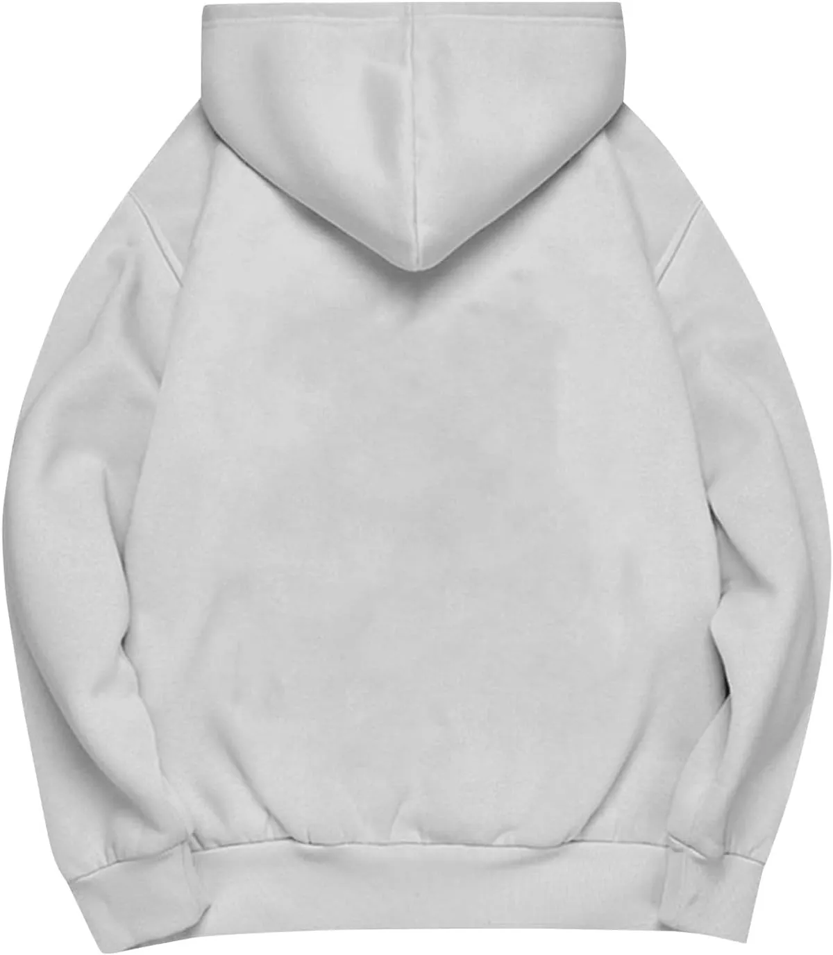slqdgmryz Oversized Sweatshirt for Women Fleece Preppy Cozy Cute Hoodies Y2k Soft Drop Shoulder Plain Hoodie with Pockets