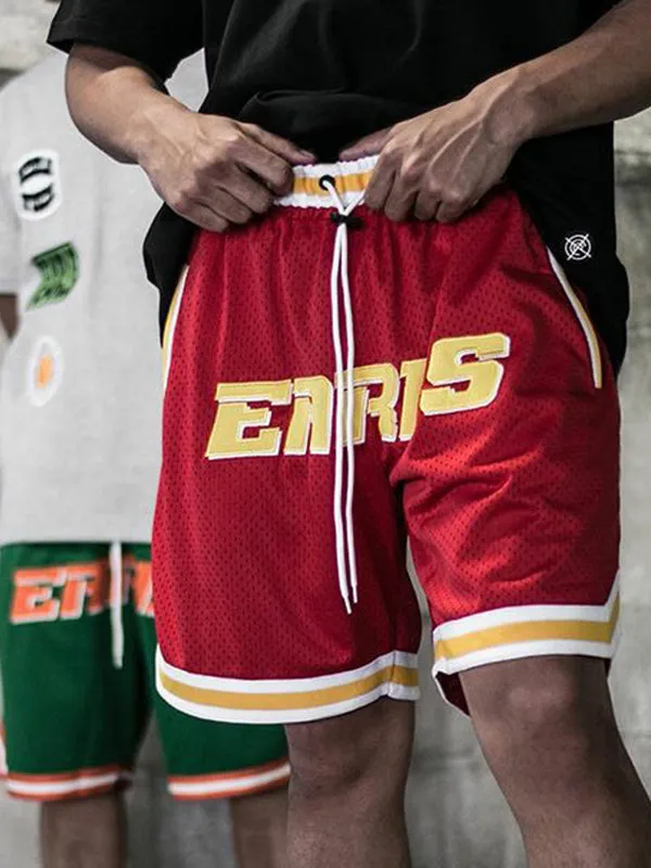 Sporty Loose Fit Above The Knee Beach Shorts