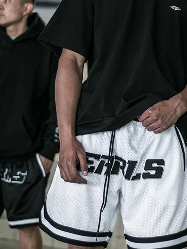 Sporty Loose Fit Above The Knee Beach Shorts