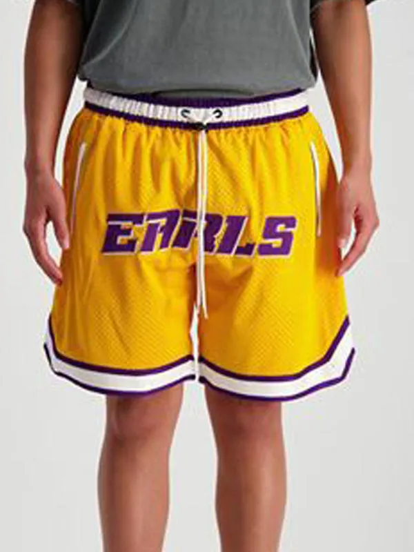 Sporty Loose Fit Above The Knee Beach Shorts