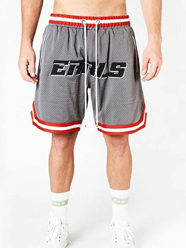 Sporty Loose Fit Above The Knee Beach Shorts