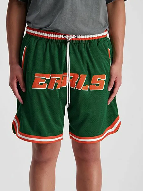 Sporty Loose Fit Above The Knee Beach Shorts