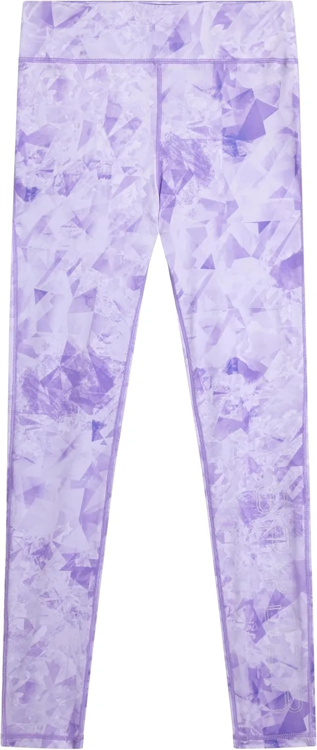Spyder Women's Activewear Legging - Poly Span Knit UPF 50 High Waisted Tummy Control Printed Athletic Legging (Sizes: S-XL)