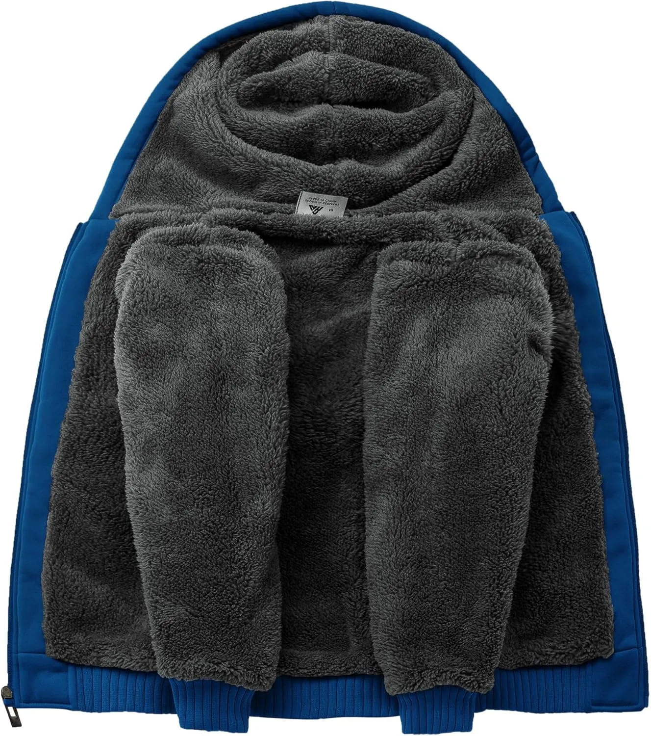 SWISSWELL Kids Fleece Hoodie Full Zip Hooded Sweatshirt Long Sleeve Cozy Jacket for Boys and Girls 6-15 Years Old