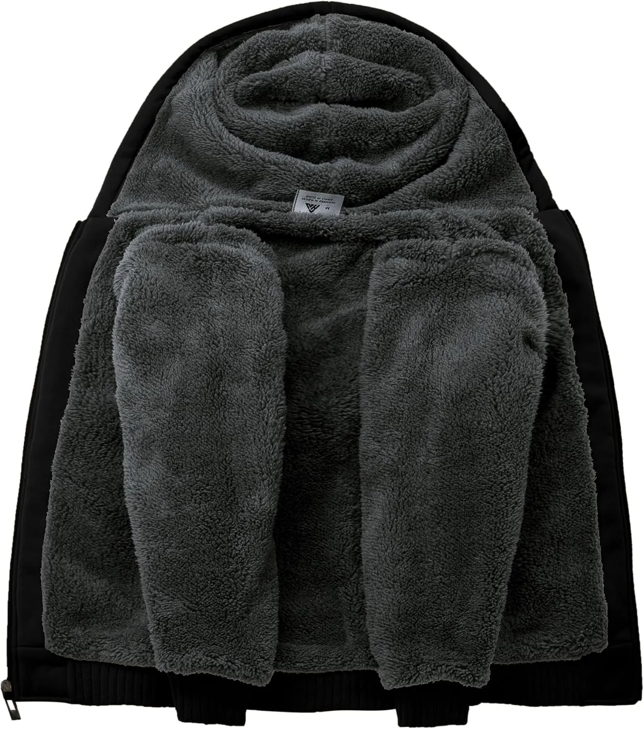 SWISSWELL Kids Fleece Hoodie Full Zip Hooded Sweatshirt Long Sleeve Cozy Jacket for Boys and Girls 6-15 Years Old