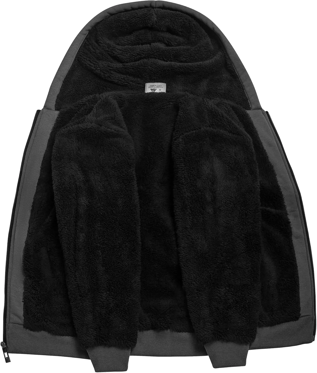 SWISSWELL Kids Fleece Hoodie Full Zip Hooded Sweatshirt Long Sleeve Cozy Jacket for Boys and Girls 6-15 Years Old