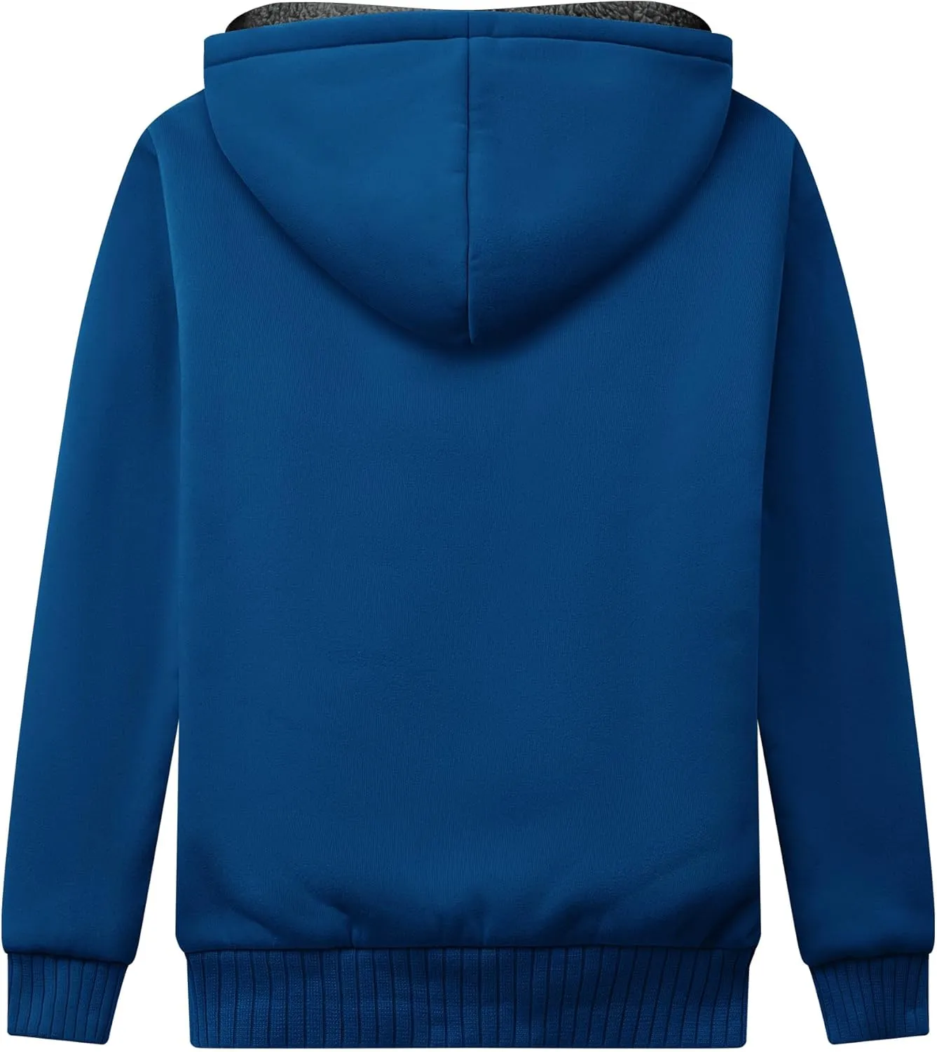 SWISSWELL Kids Fleece Hoodie Full Zip Hooded Sweatshirt Long Sleeve Cozy Jacket for Boys and Girls 6-15 Years Old