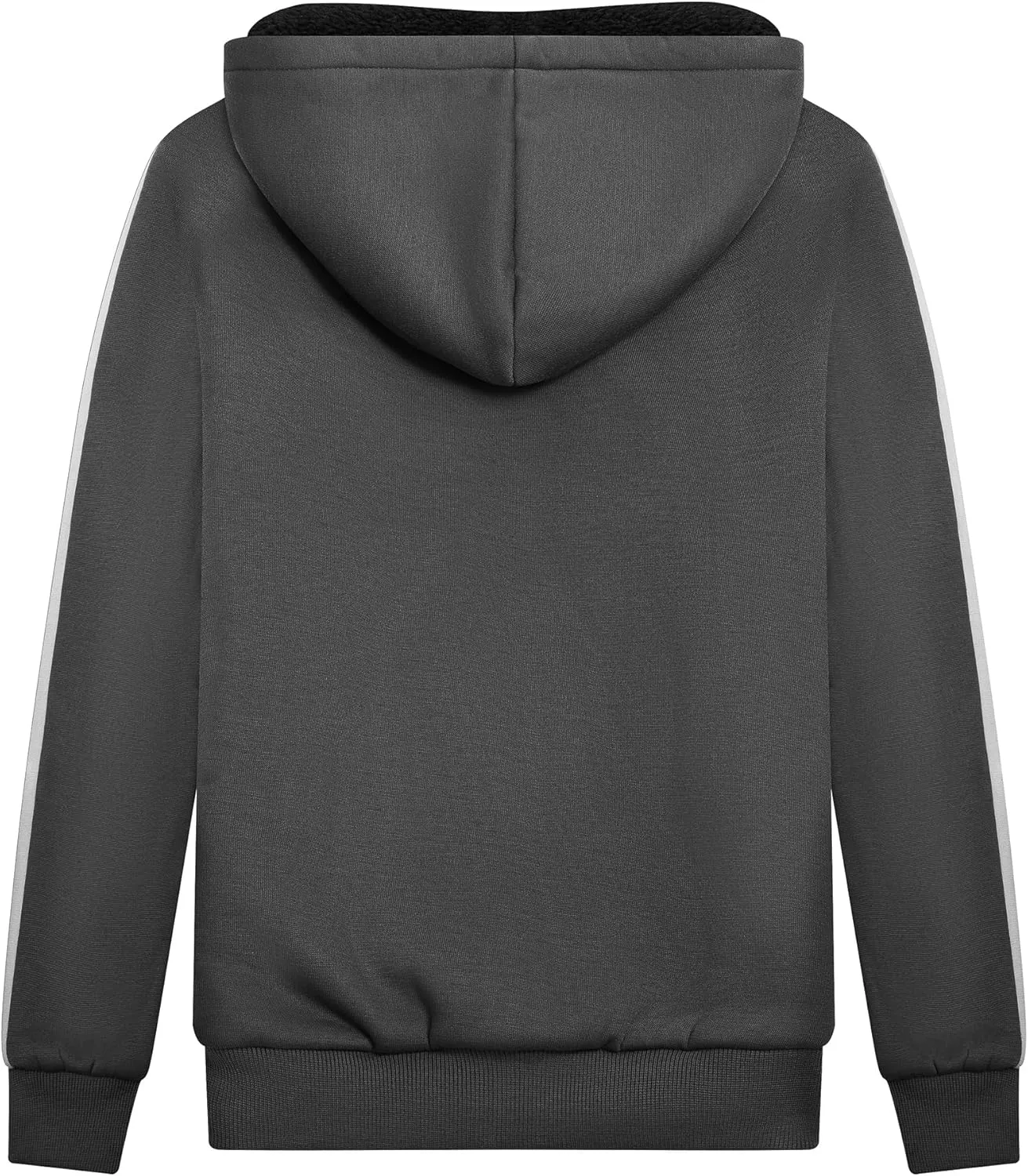 SWISSWELL Kids Fleece Hoodie Full Zip Hooded Sweatshirt Long Sleeve Cozy Jacket for Boys and Girls 6-15 Years Old