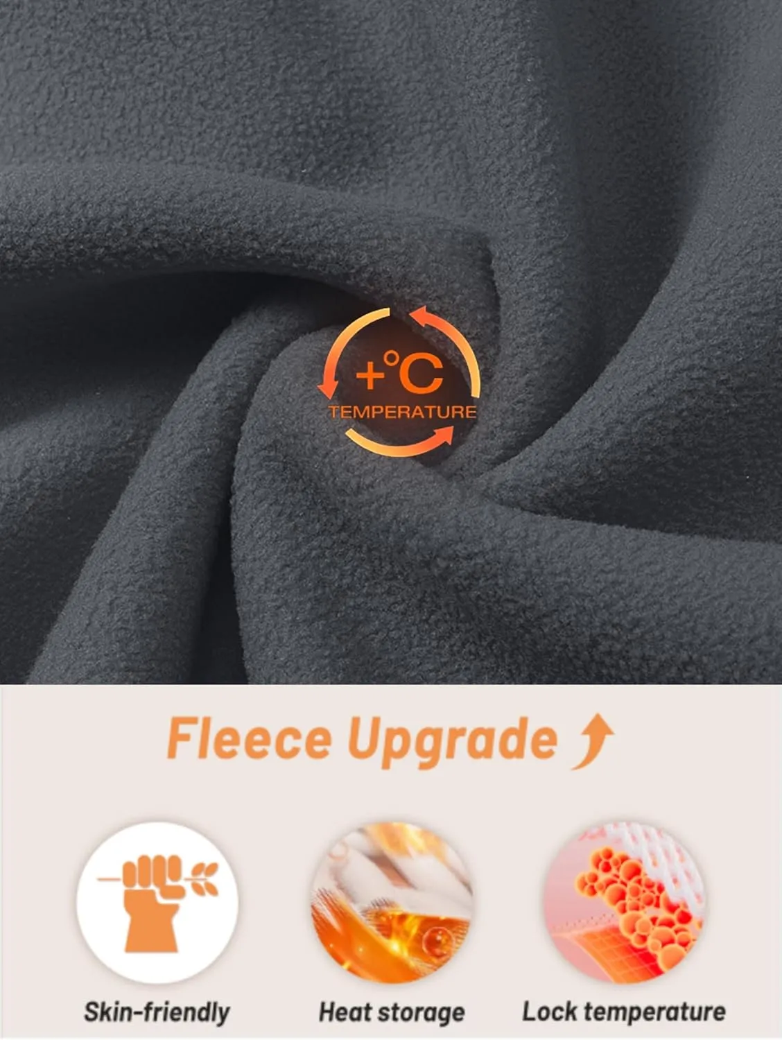 TACVASEN Women's Soft Fleece Jacket Lightweight Full Zip Sweatshirts Coat Casual Winter Warm Sweaters with Pockets